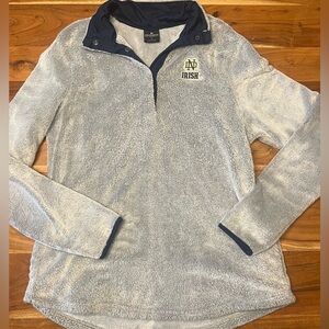Colosseum Women’s Notre Dame Irish Teddy Bear Pullover Jacket